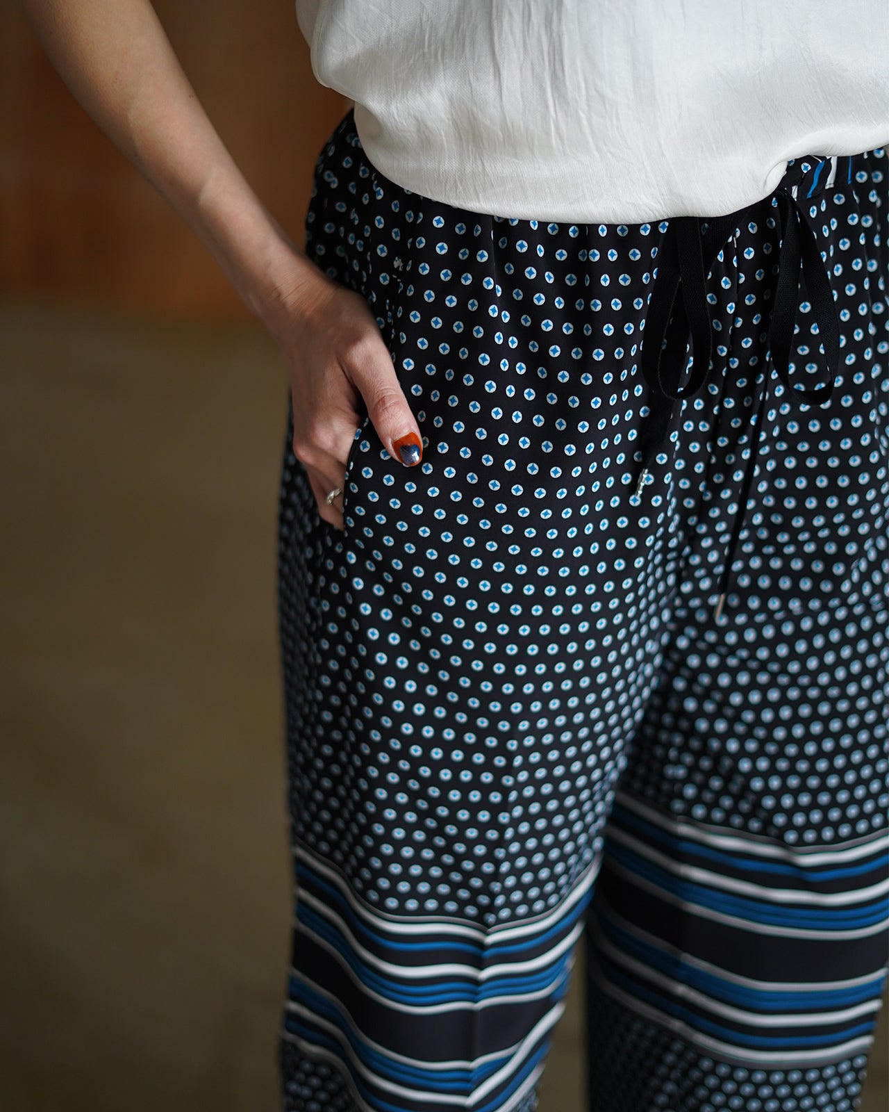 DOUGI PANTS_PATTERN RM261-040P