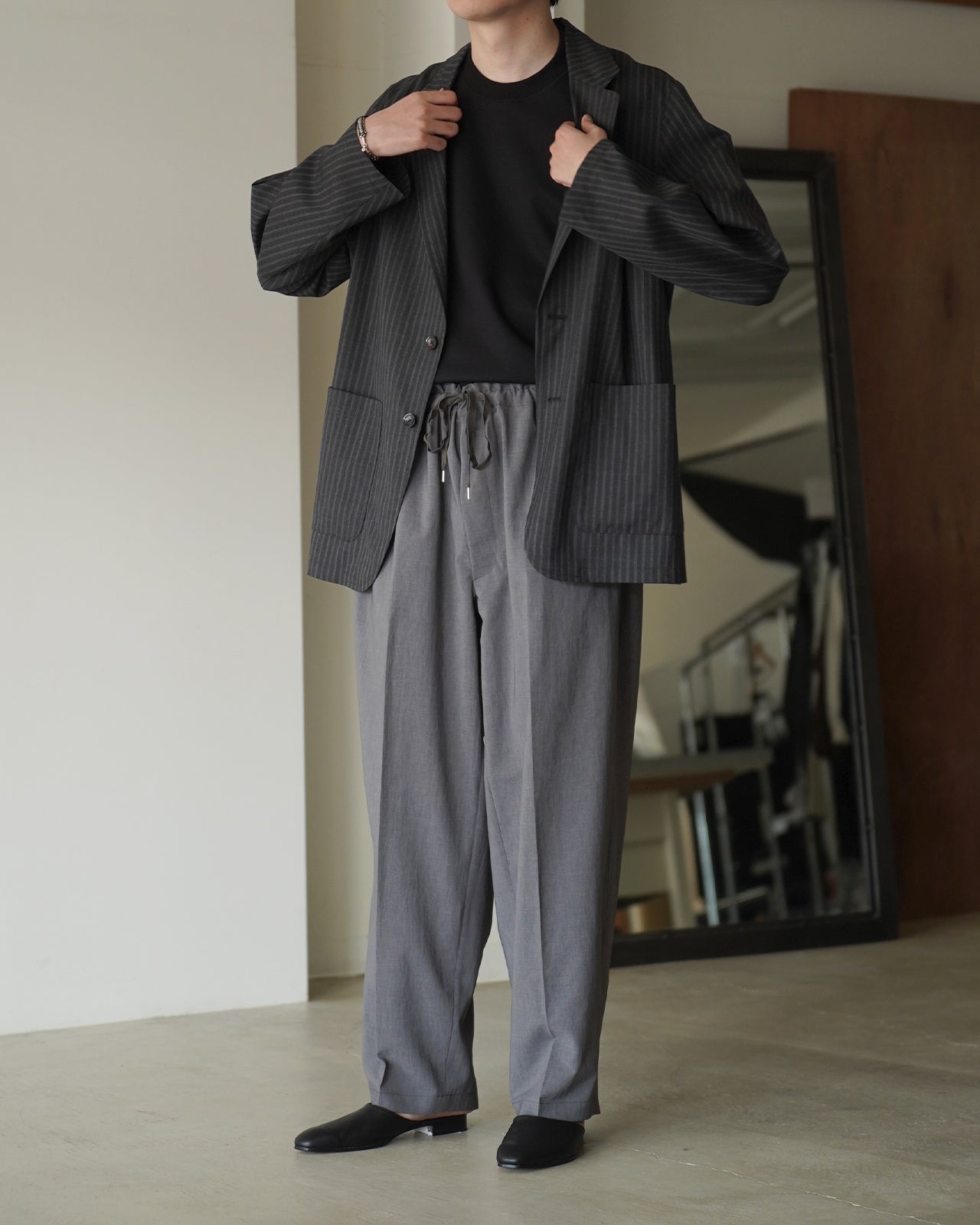 HIGH BACK COLLAR TEE RM261-044