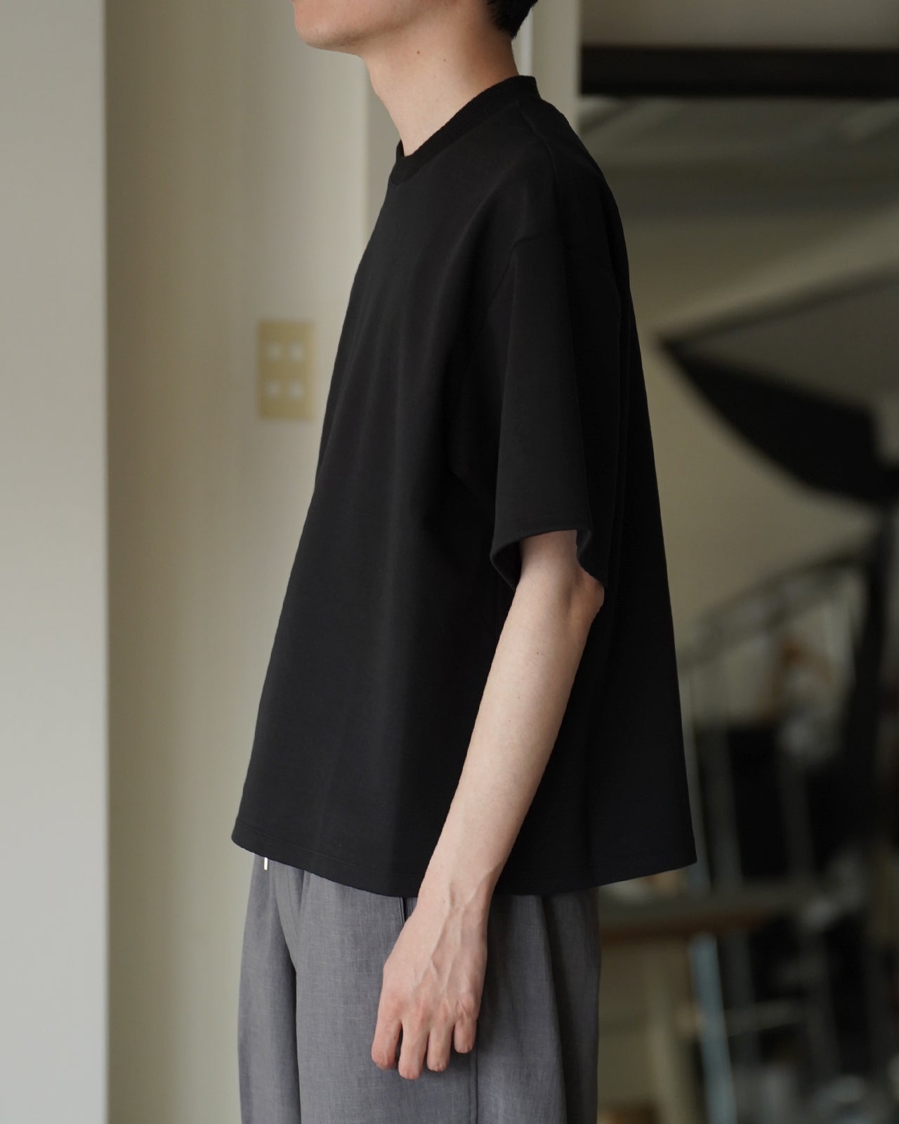 RAINMAKER レインメーカー ハイバックカラー Tシャツ メンズ HIGH BACK