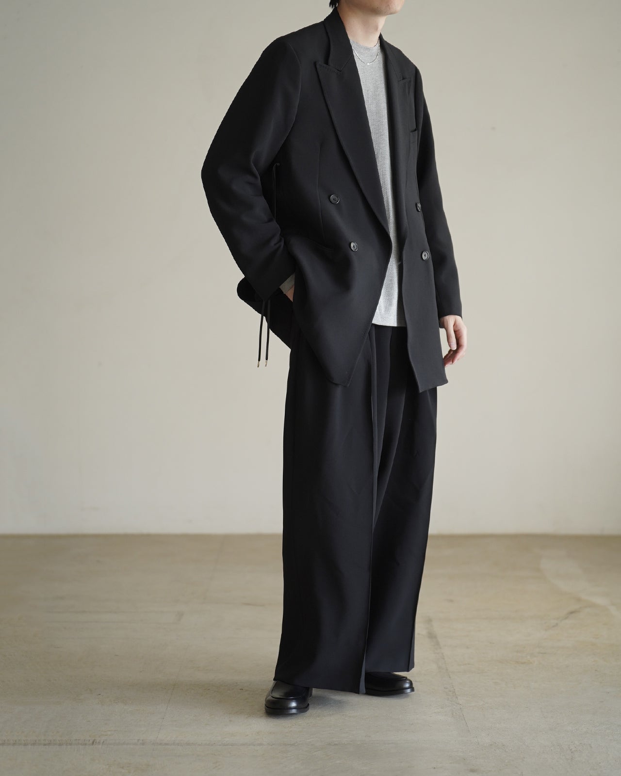 DOUBLE BREASTED LONG JACKET RM262-003