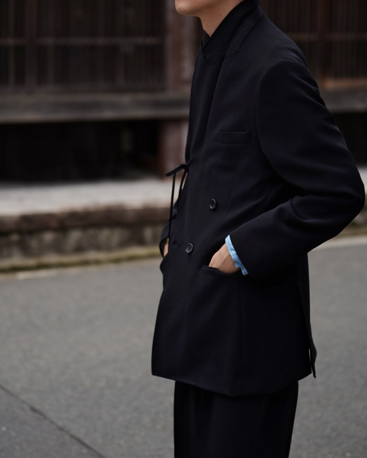 DOUBLE BREASTED LONG JACKET RM262-003