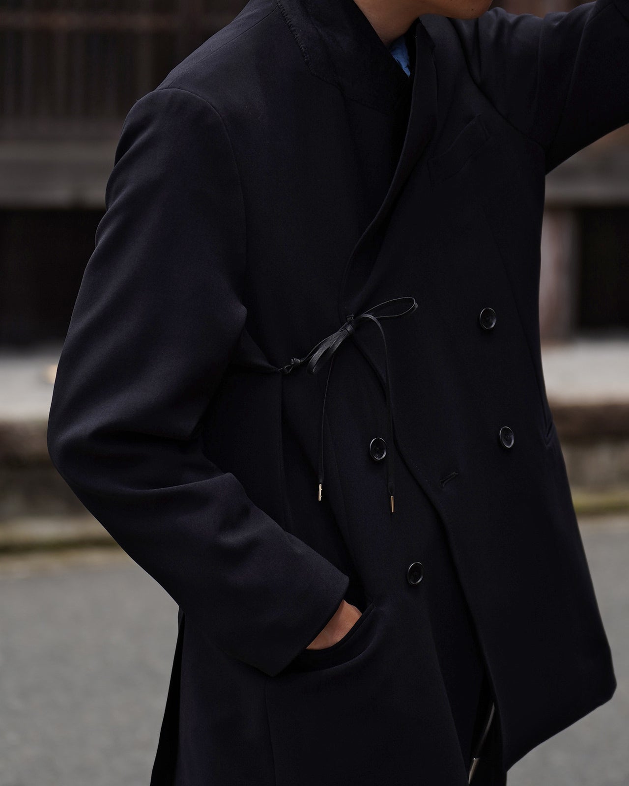 DOUBLE BREASTED LONG JACKET RM262-003