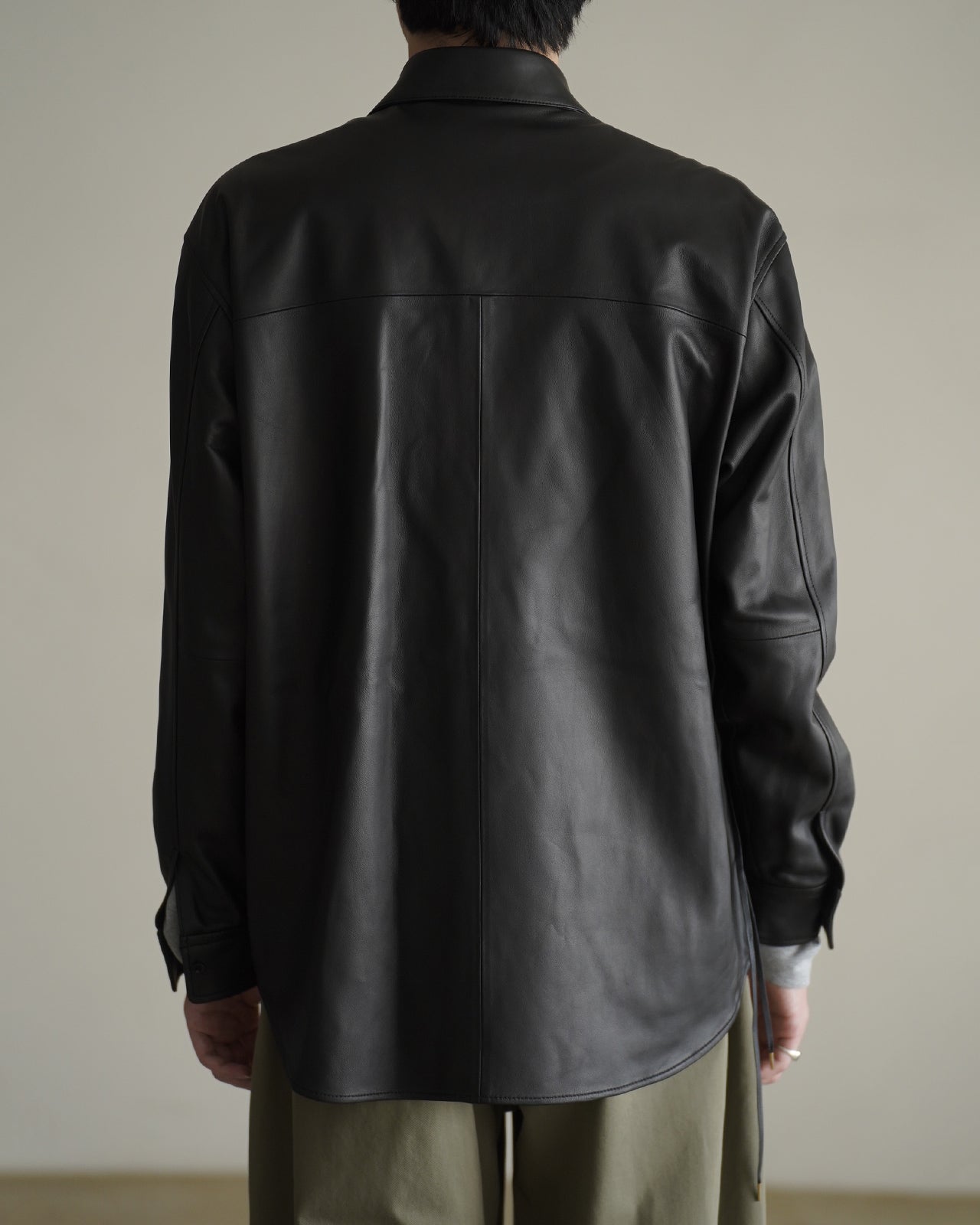 LEATHER DOUGI SHIRT RM262-001
