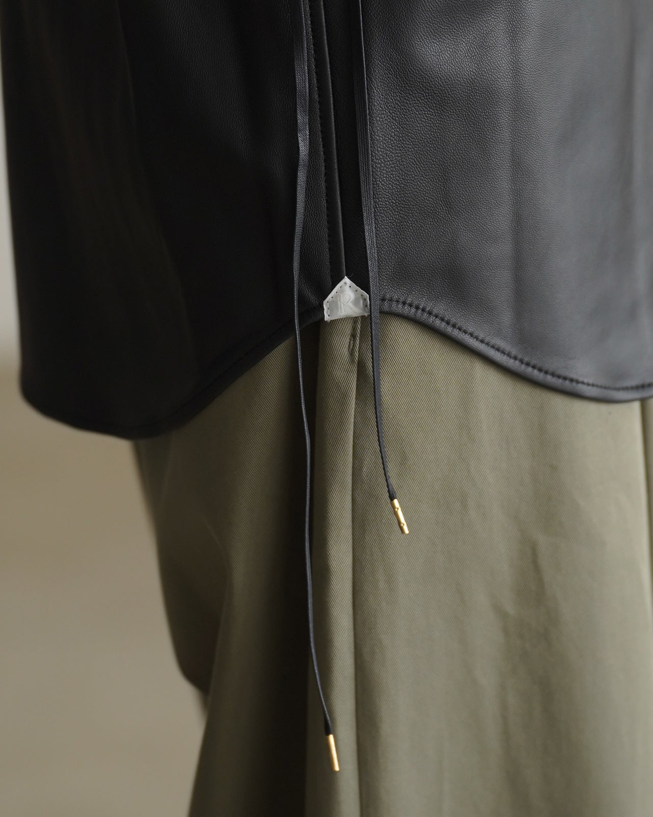 LEATHER DOUGI SHIRT RM262-001