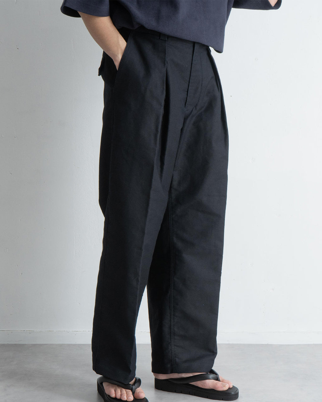 RAKINES ラキネス 22AW ポストワークツイルオーバーラップパンツ RAKINES ラキネス 22AW ポストワークツイルオーバーラップパンツ