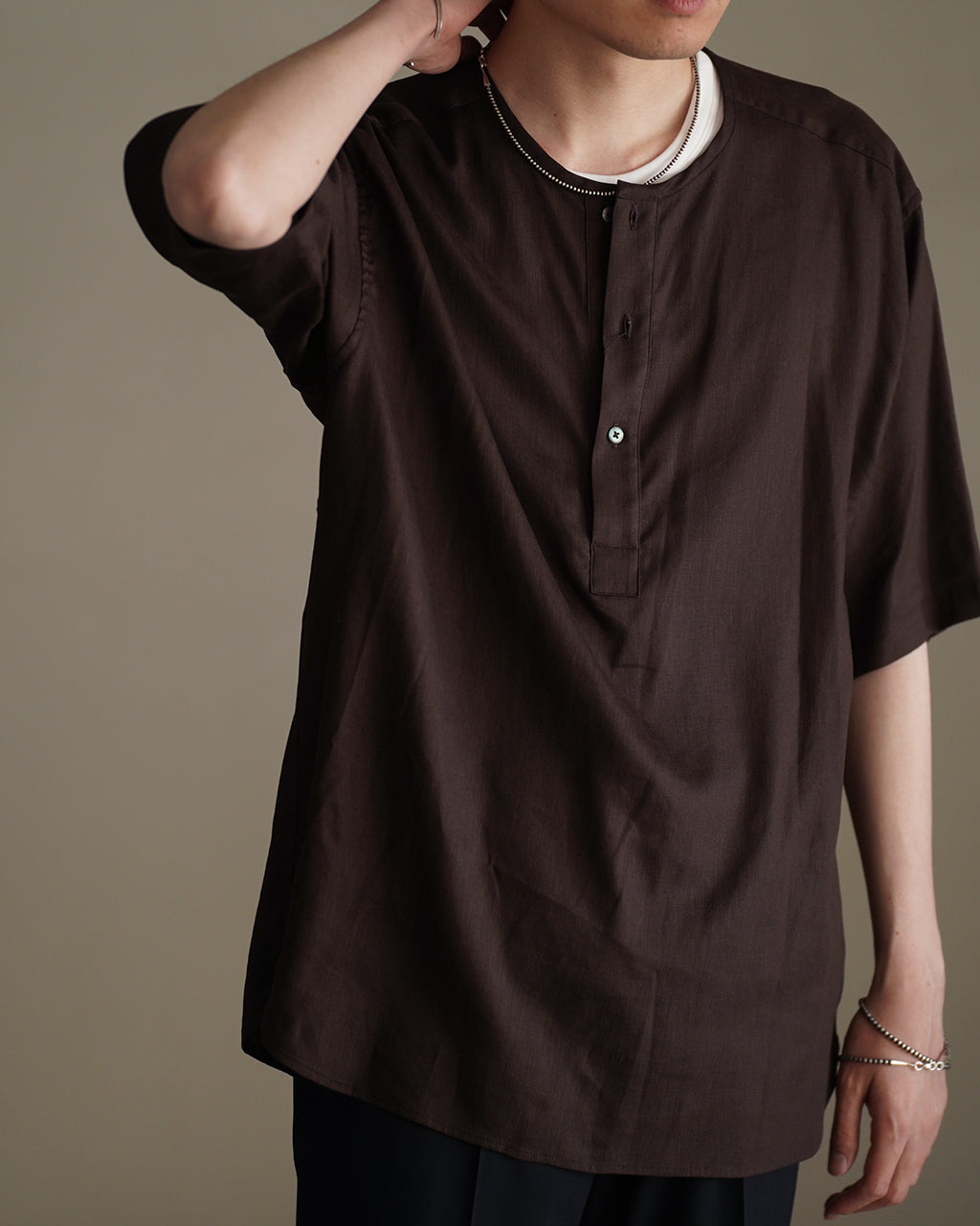 Rayon×Linen Oxford - Alex 15S26HN357S