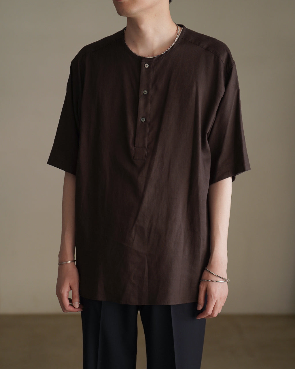 RAKINES R×L Oxford - Alex ラキネス ヘンリーネック プルオーバー