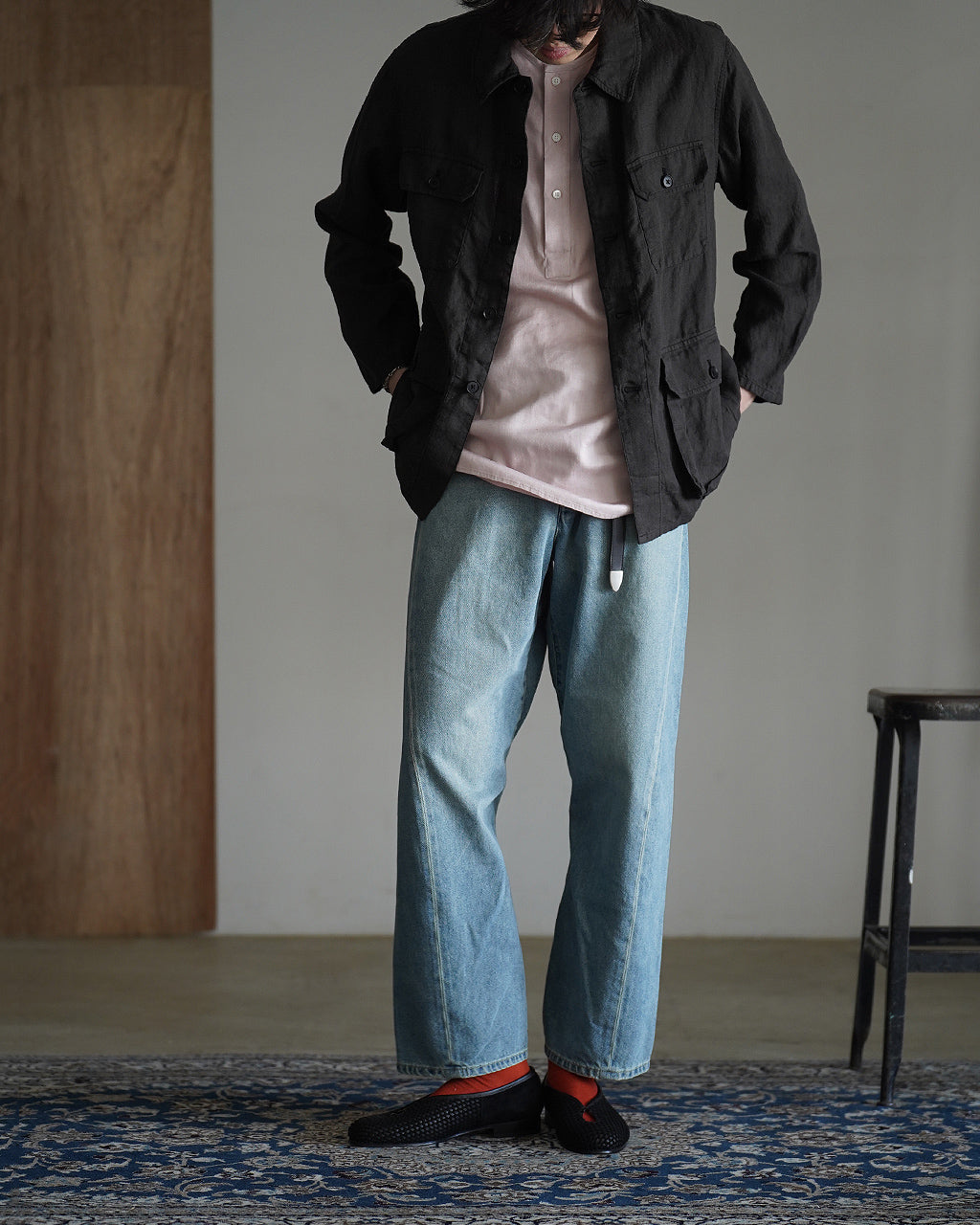 Rayon×Linen Oxford - Alex 15S26HN357S