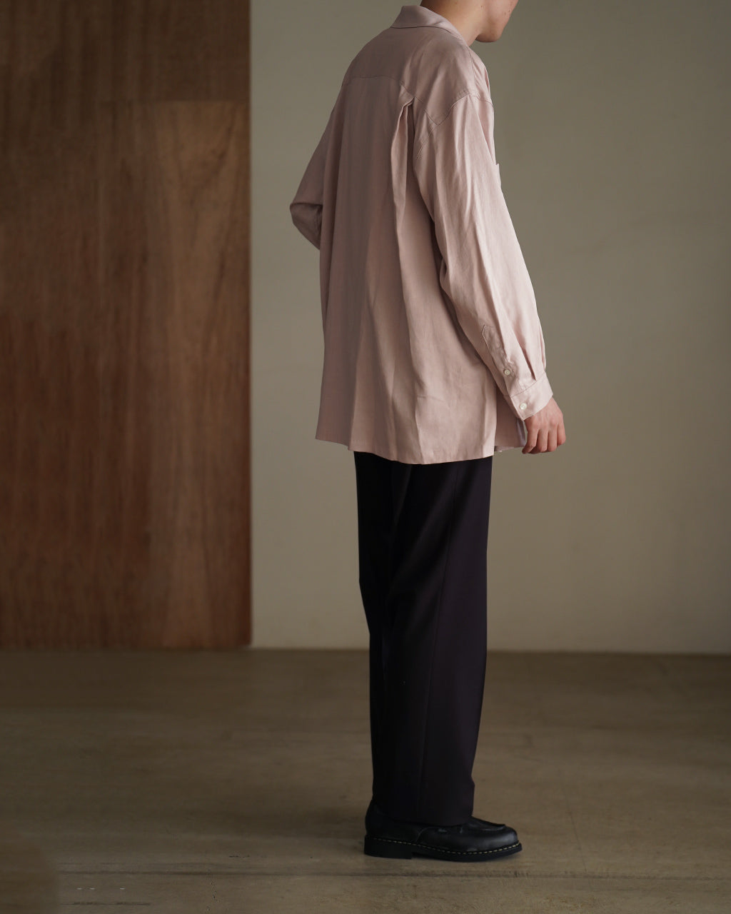 RAKINES R×L Oxford - Danny ラキネス オープンカラーシャツ レーヨン