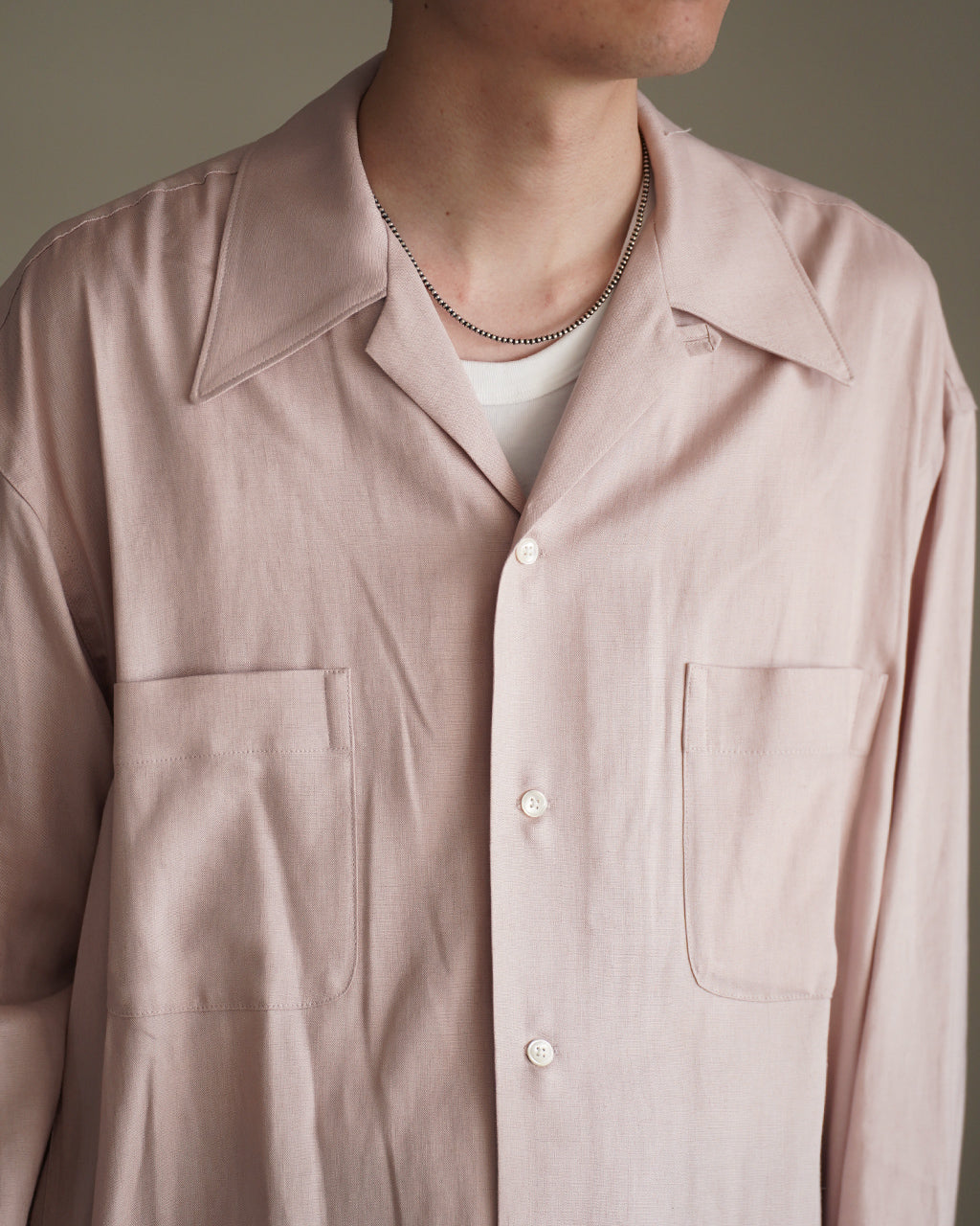 RAKINES R×L Oxford - Danny ラキネス オープンカラーシャツ レーヨン