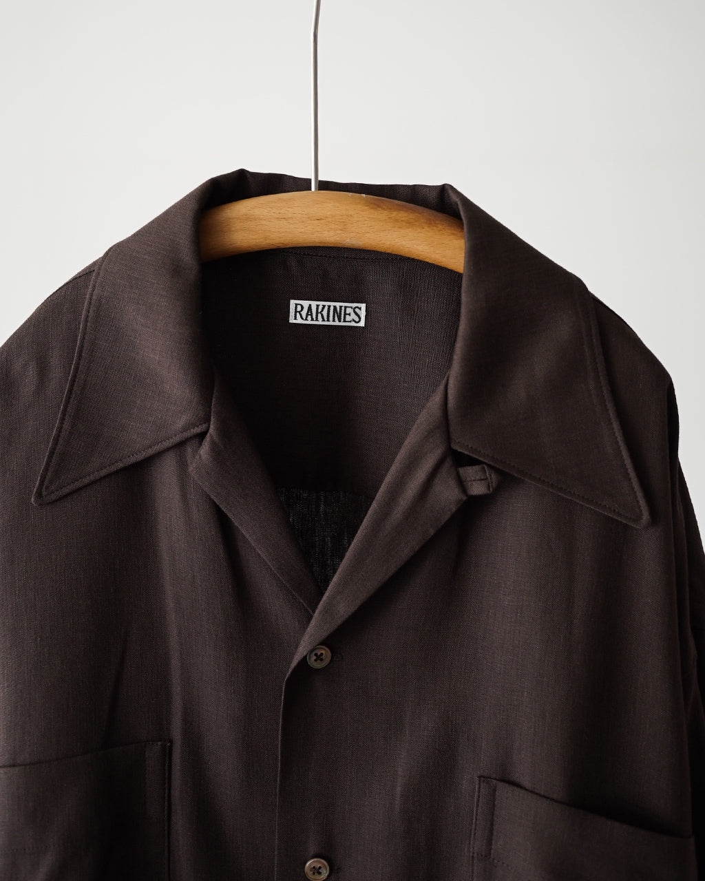 RAKINES R×L Oxford - Danny ラキネス オープンカラーシャツ レーヨン