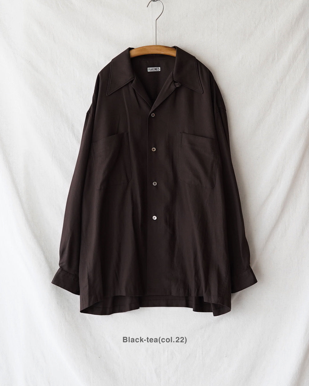 RAKINES R×L Oxford - Danny ラキネス オープンカラーシャツ レーヨン