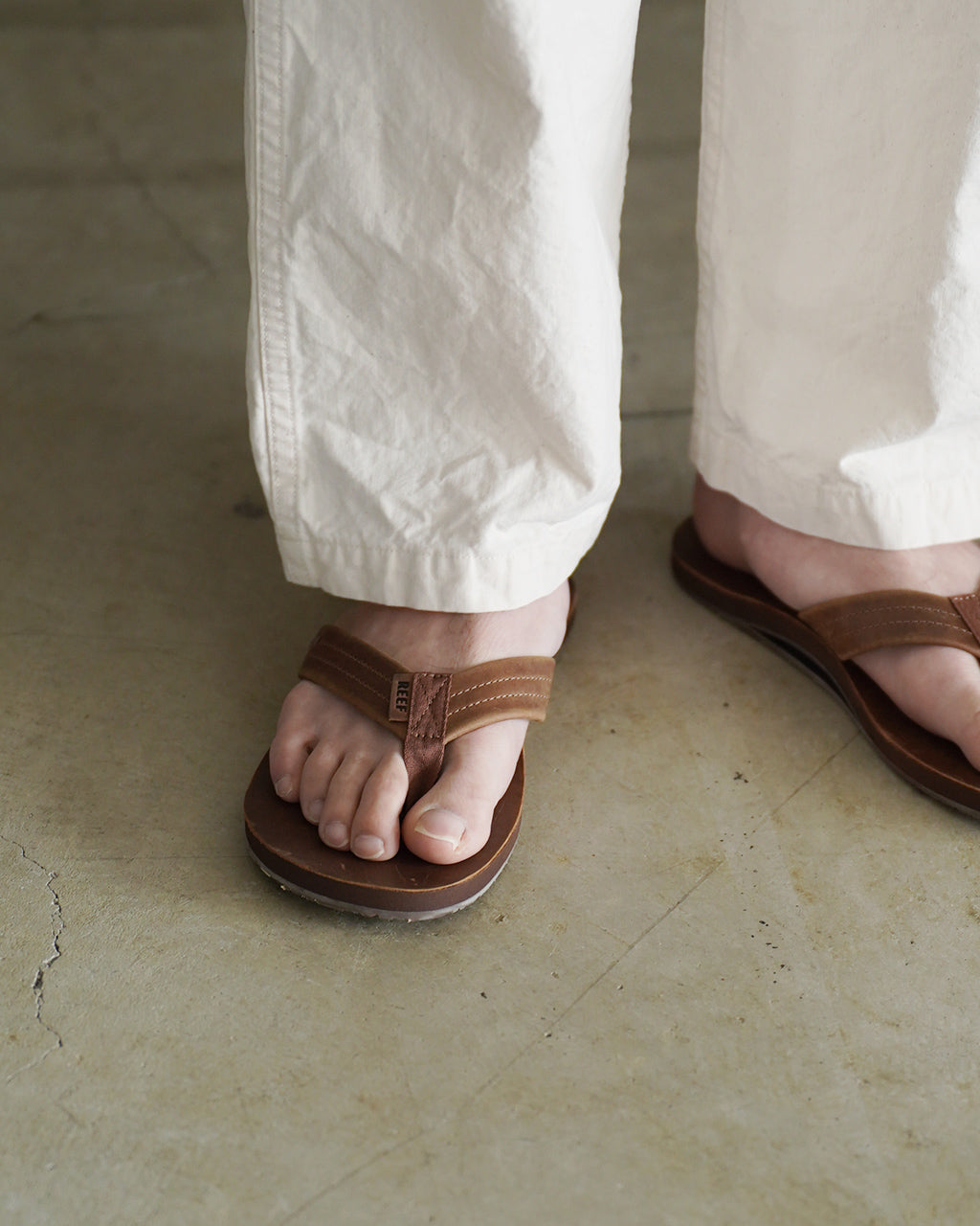 REEF リーフ DRAFTSMEN ビーチサンダル トングサンダル 革 レザー ドラフトマン | Crouka(クローカ)