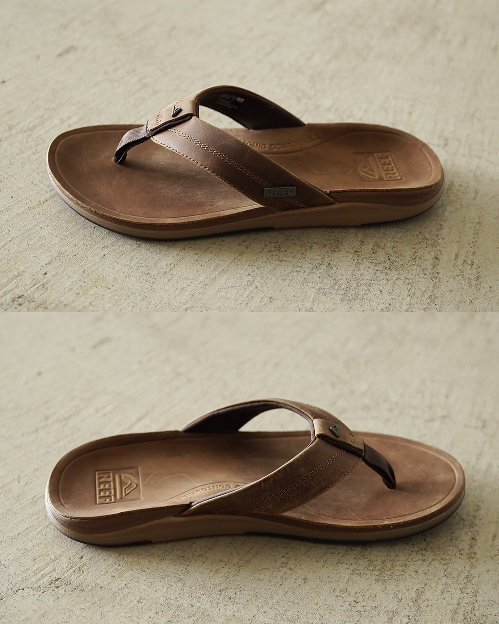 REEFリーフ LEATHER OFFSHORE ビーチサンダル トングサンダル 革