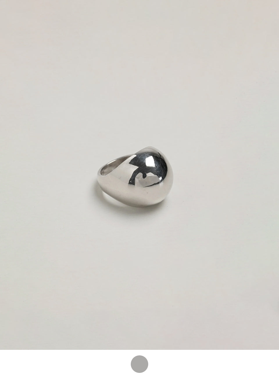 【アウトレット！30%OFF】ReFaire ルフェール スモール ラウンド シェル リング Small Round Shell Ring 23K メッキ ゴールド 925 スターリング シルバー RC-RG024