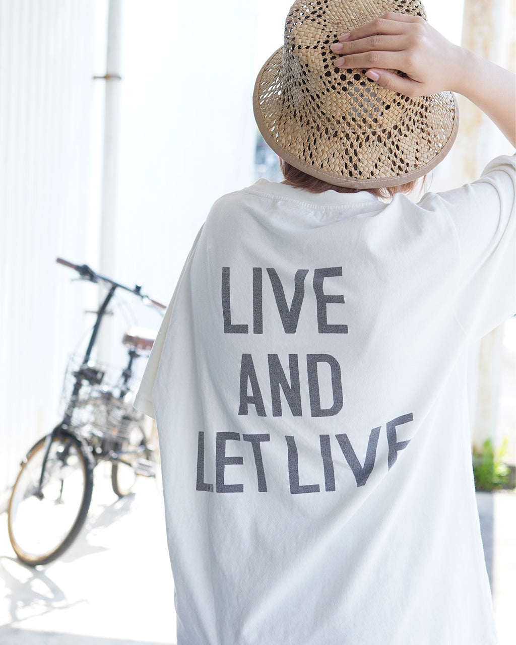 REMI RELIEF HARD レミレリーフ SP加工 20/天竺レギュラーTシャツ LIVE AND LET LIVE RN26349129【送料無料】