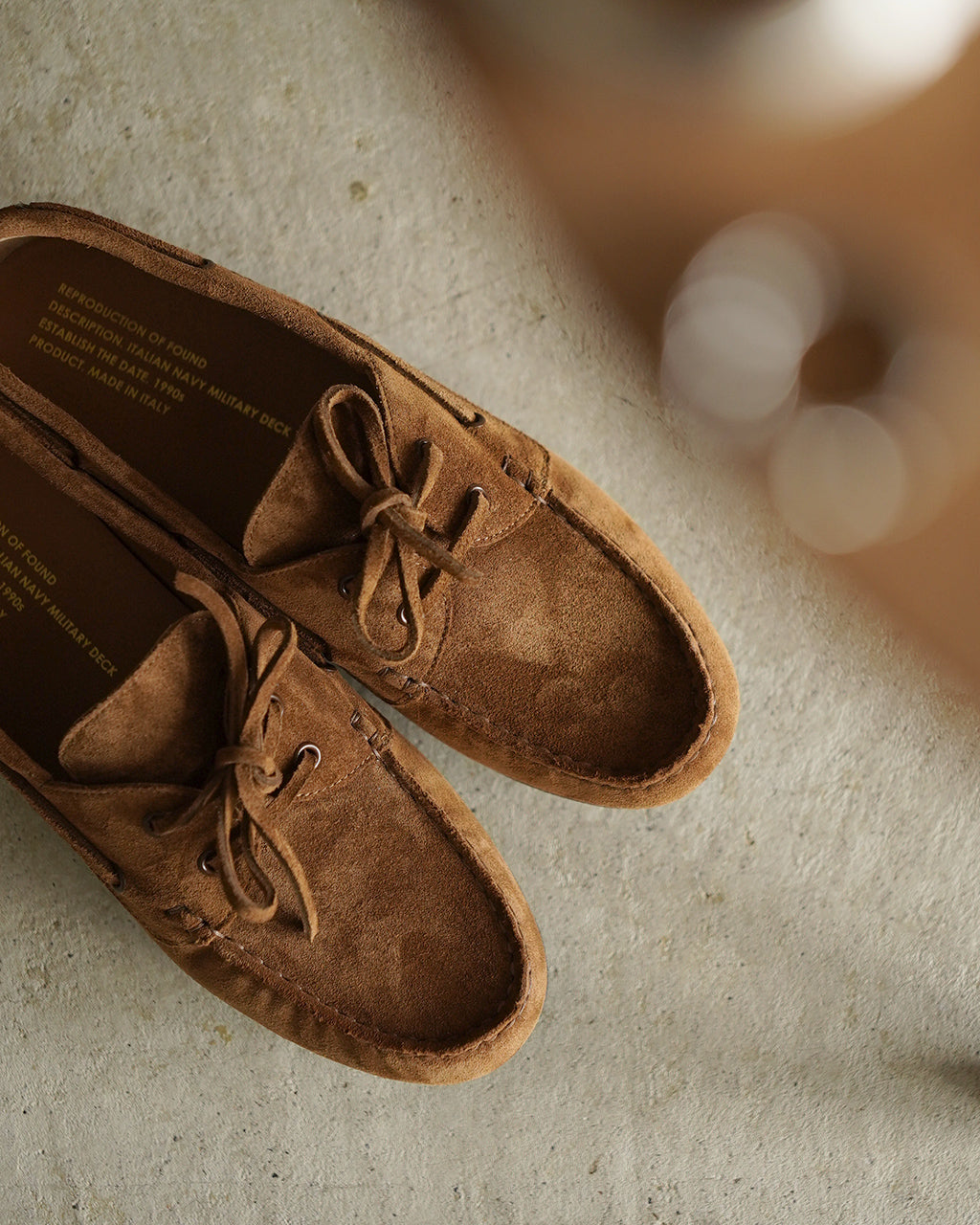REPRODUCTION OF FOUND ITALIAN NAVY MILITARY DECK 730TS デッキシューズ｜Crouka(クローカ)