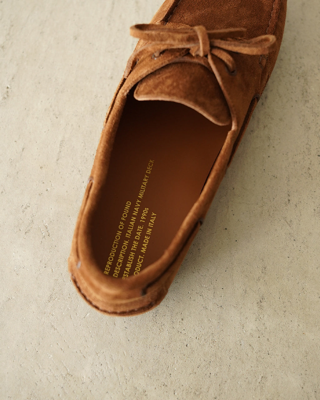 REPRODUCTION OF FOUND ITALIAN NAVY MILITARY DECK 730TS デッキシューズ｜Crouka(クローカ)