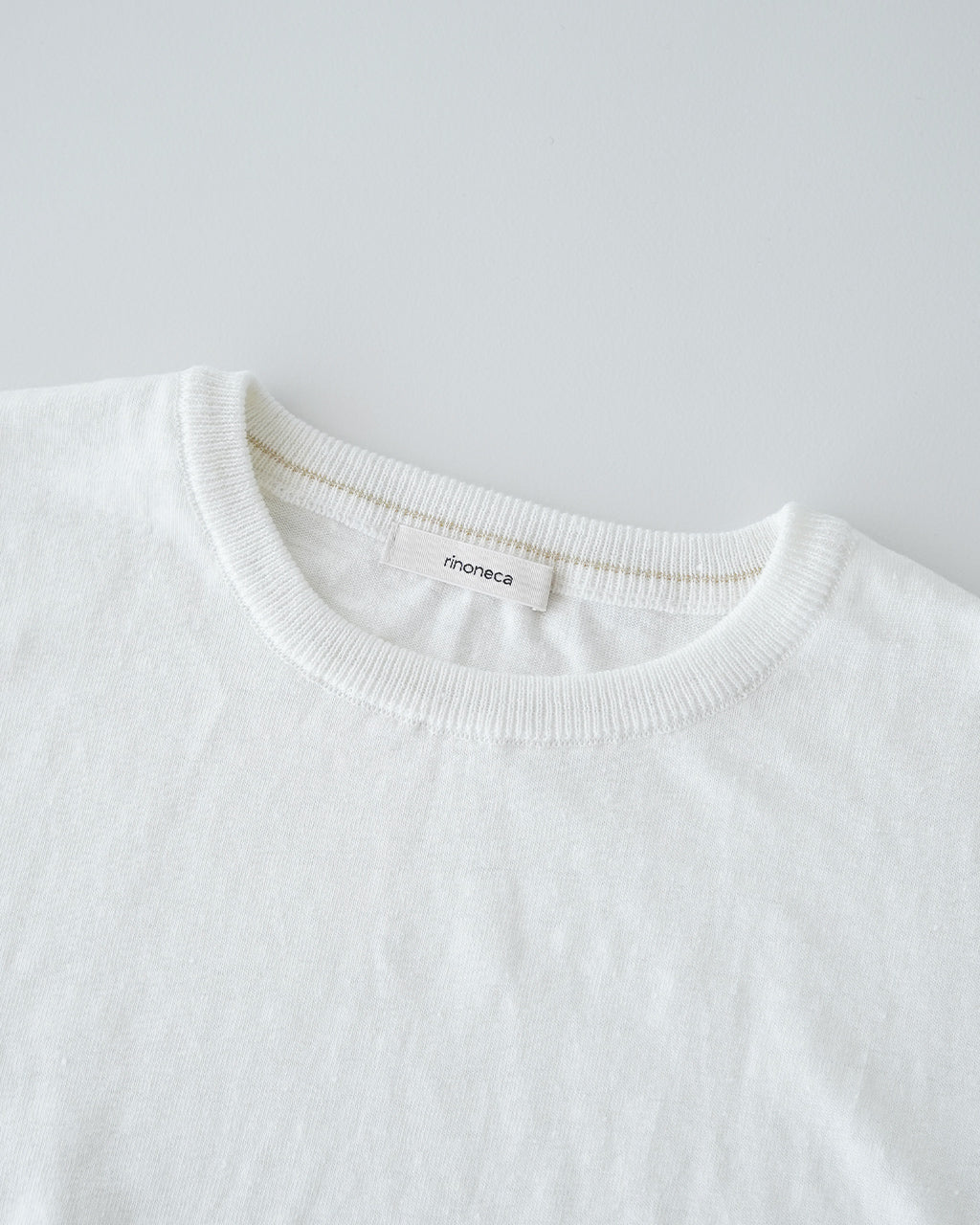 rinoneca リノネカ 2/26 サフィラン 18G ニット プルオーバー 18G 半袖 ニット Tシャツ カットソー サマーセーター RNC008【送料無料】【クーポン対象外】