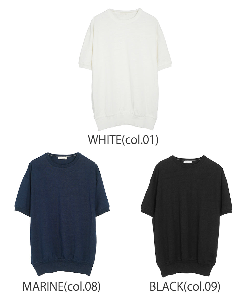 rinoneca リノネカ 2/26 サフィラン 18G ニット プルオーバー 18G 半袖 ニット Tシャツ カットソー サマーセーター RNC008【送料無料】【クーポン対象外】
