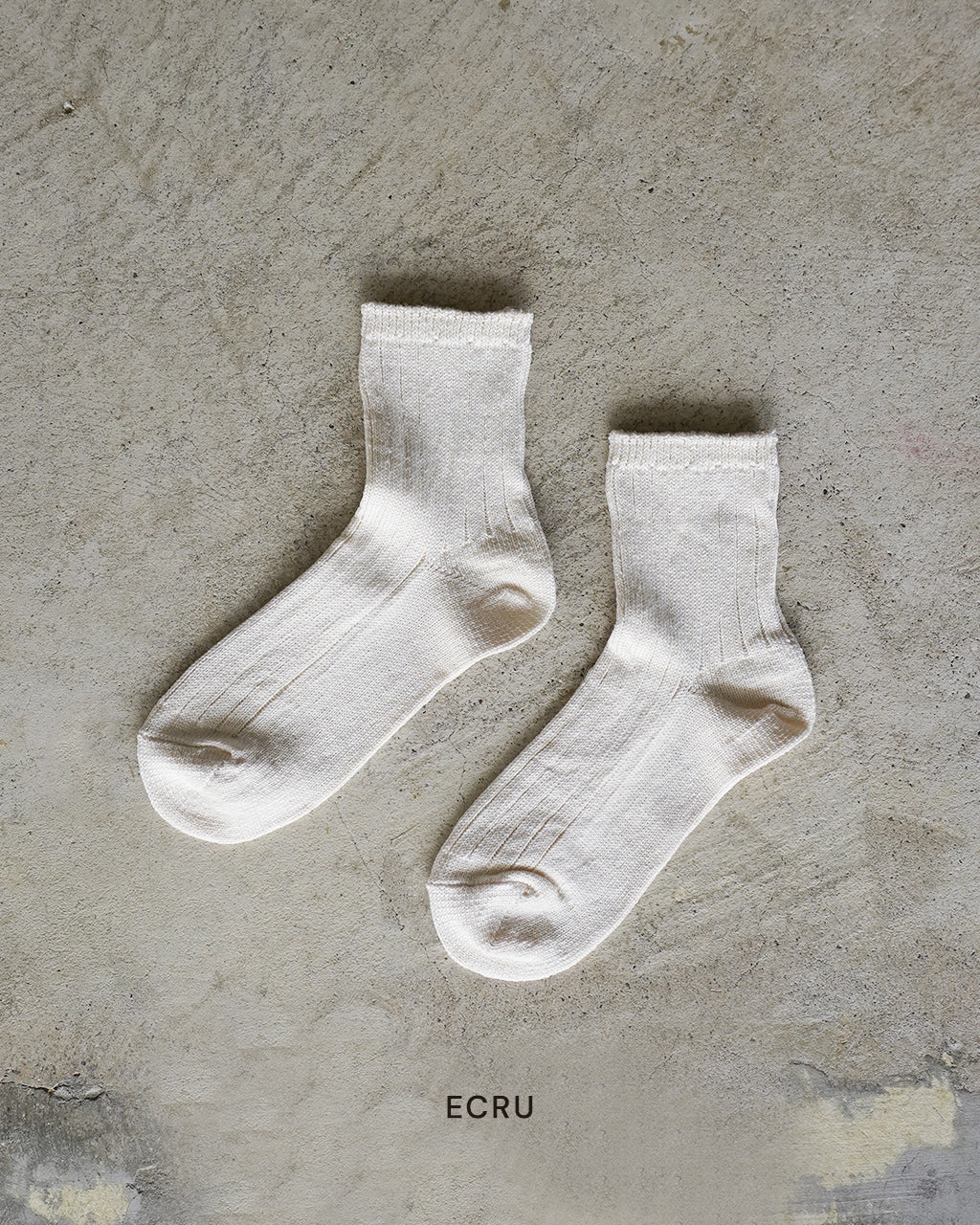 ROTOTO ロトト LINEN COTTON RIBBED ANKLE SOCKS リネン コットン