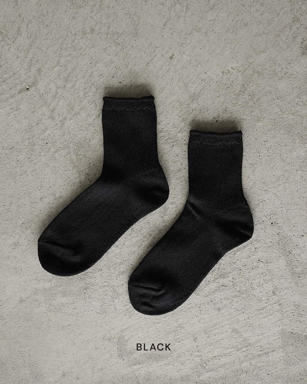 ROTOTO ロトト LINEN COTTON RIBBED ANKLE SOCKS リネン コットン