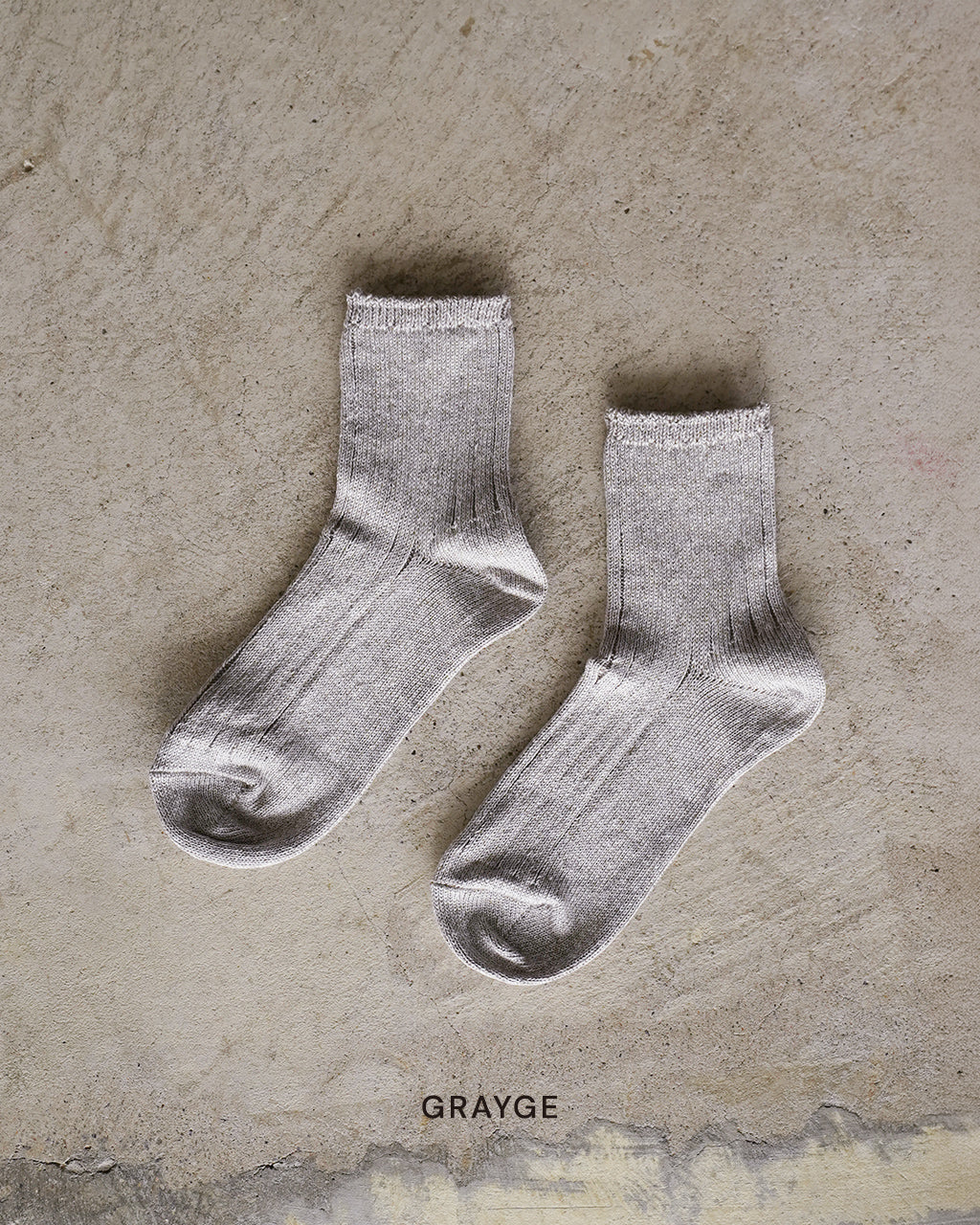 ROTOTO ロトト LINEN COTTON RIBBED ANKLE SOCKS リネン コットン