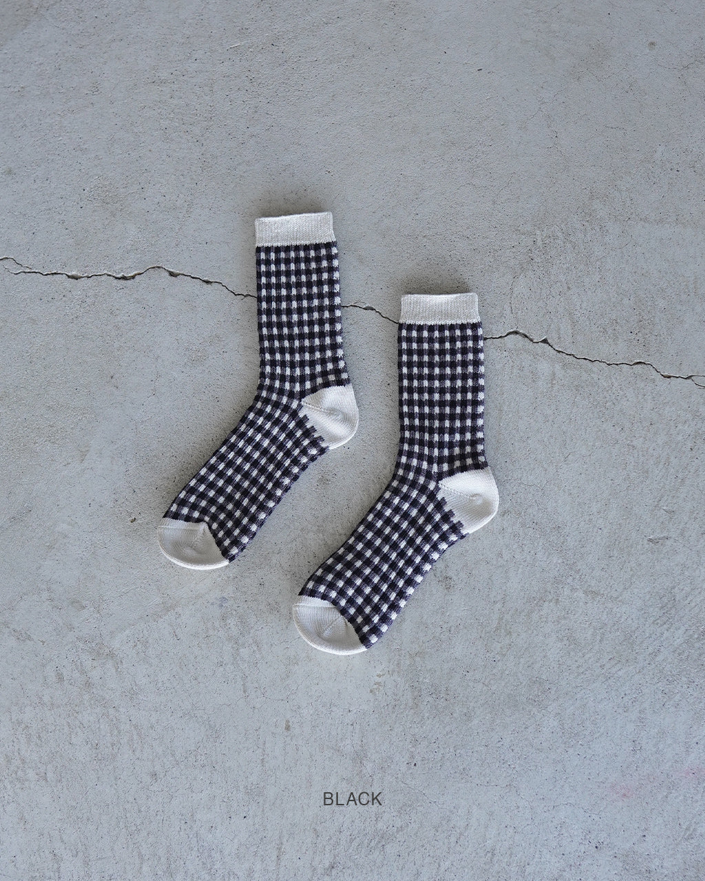 GINGHAM CHECK SOCKS R1506
