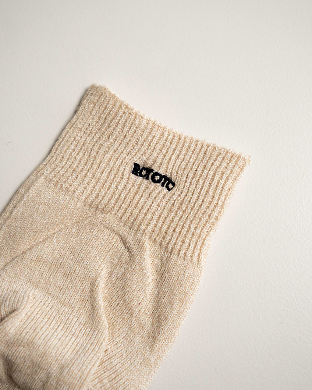 ROTOTO ロトト WASHI RECYCLED COTTON TABI ANKLE SOCKS 和紙 リサイクルコットン タビ アンクルソックス 無地 足袋 靴下 R1582-SS25【メール便可】