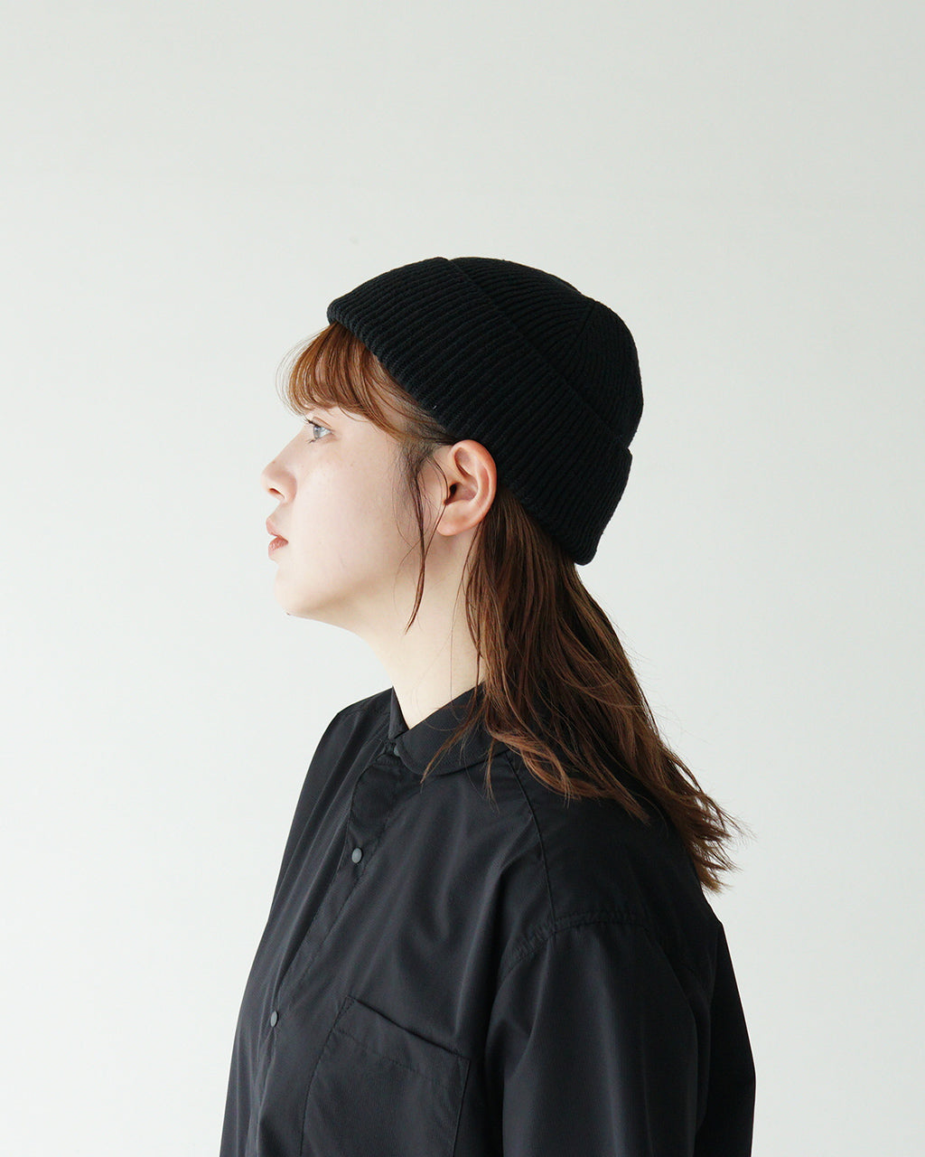 ROTOTO ロトト 和紙 リサイクル コットン ビーニー WASHI RECYCLED COTTON BEANIE 帽子 ニット帽 キャップ リブ R5136-SS25