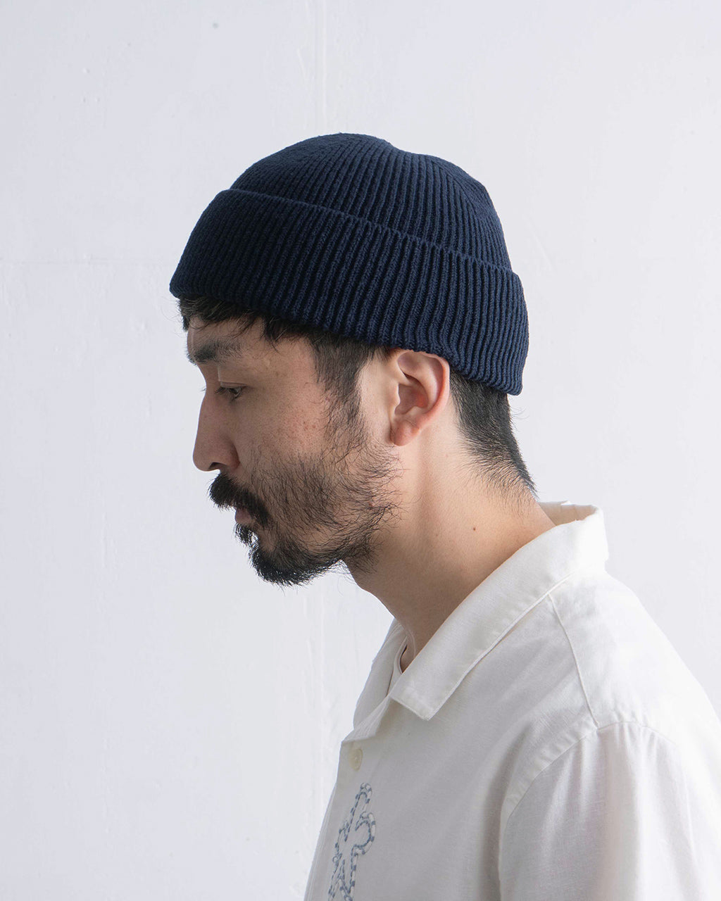 ROTOTO ロトト 和紙 リサイクル コットン ビーニー WASHI RECYCLED COTTON BEANIE 帽子 ニット帽 キャップ リブ R5136-SS25
