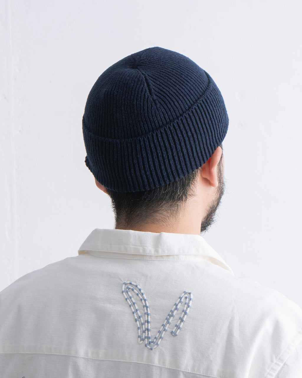 ROTOTO ロトト 和紙 リサイクル コットン ビーニー WASHI RECYCLED COTTON BEANIE 帽子 ニット帽 キャップ リブ R5136-SS25