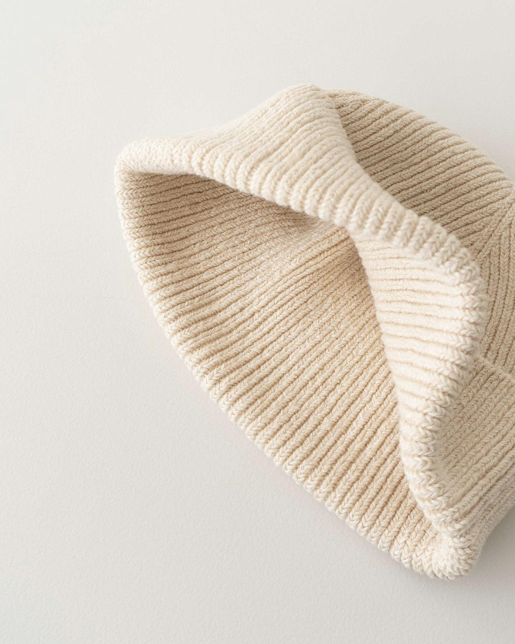 ROTOTO ロトト 和紙 リサイクル コットン ビーニー WASHI RECYCLED COTTON BEANIE 帽子 ニット帽 キャップ リブ R5136-SS25