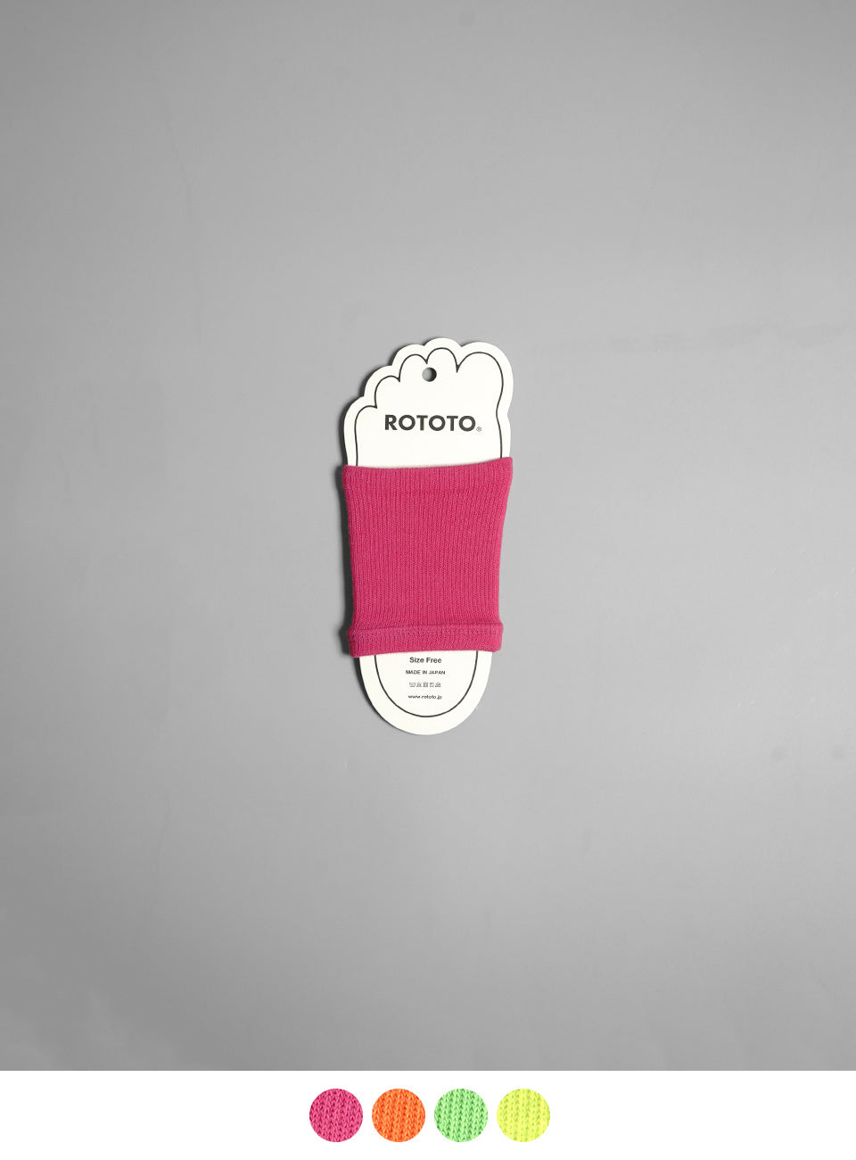 ROTOTO ロトト フットバンド ”ネオン” FOOT BAND ”NEON” 靴下 サンダルソックス R1414【メール便可】