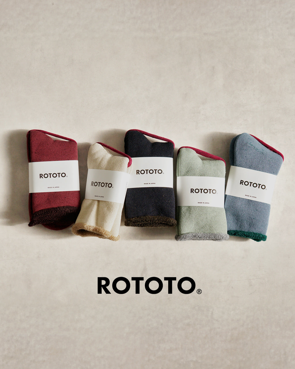 【アウトレット！30%OFF】ROTOTO ロトト スリーピングソックス DOUBLE FACE COZY SLEPPING SOCKS 靴下 就寝時ソックス 冷え性 R1434