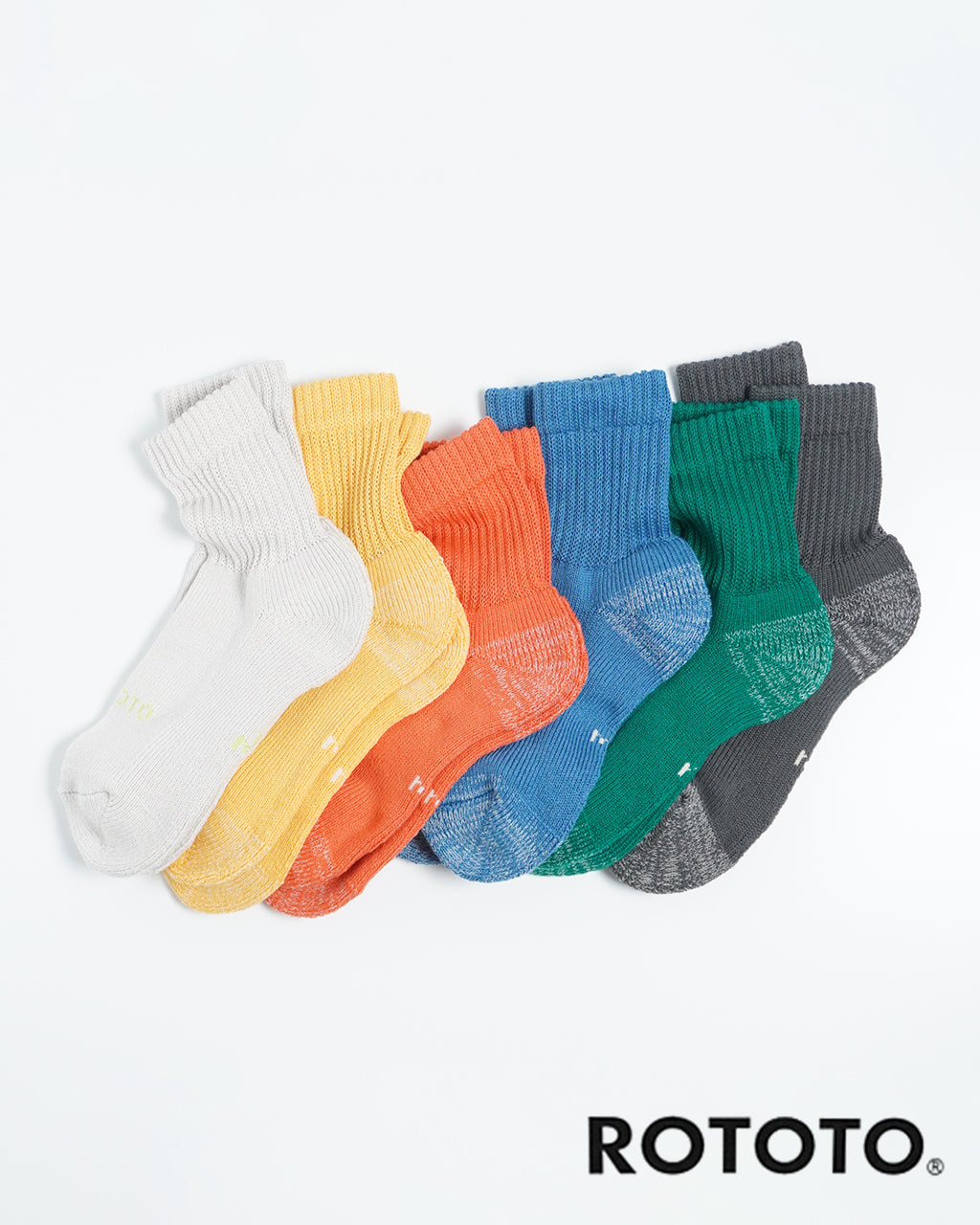 ROTOTO ロトト エブリデイ パイル ミニ クルー ソックス EVERYDAY PILE MINI CREW SOCKS 靴下  R1520 ギフト【クーポン対象外】【メール便可】