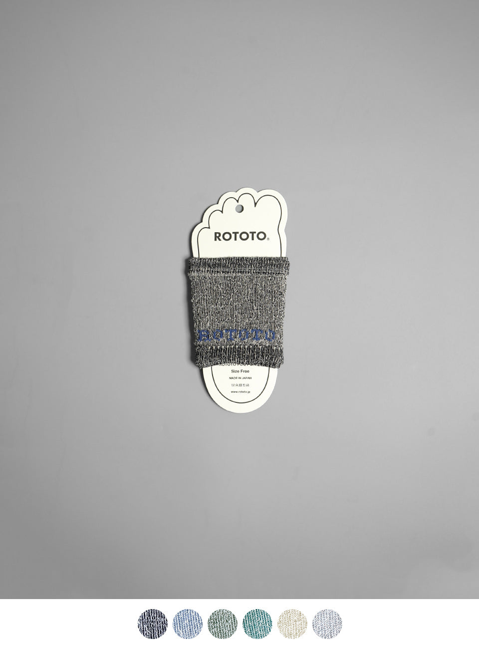 ROTOTO ロトト ヘンプ パイル フット バンド HEMP PILE FOOT BAND 靴下 サンダルソックス R1531【メール便可】