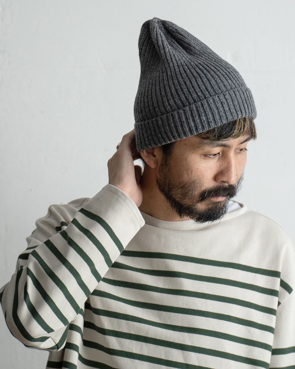 【アウトレット！30%OFF】ロトト ROTOTO リサイクル ウール ポリエステル ビーニー RECYCLE W/PL 2×2 BEANIE ニットキャップ R5054【メール便可】