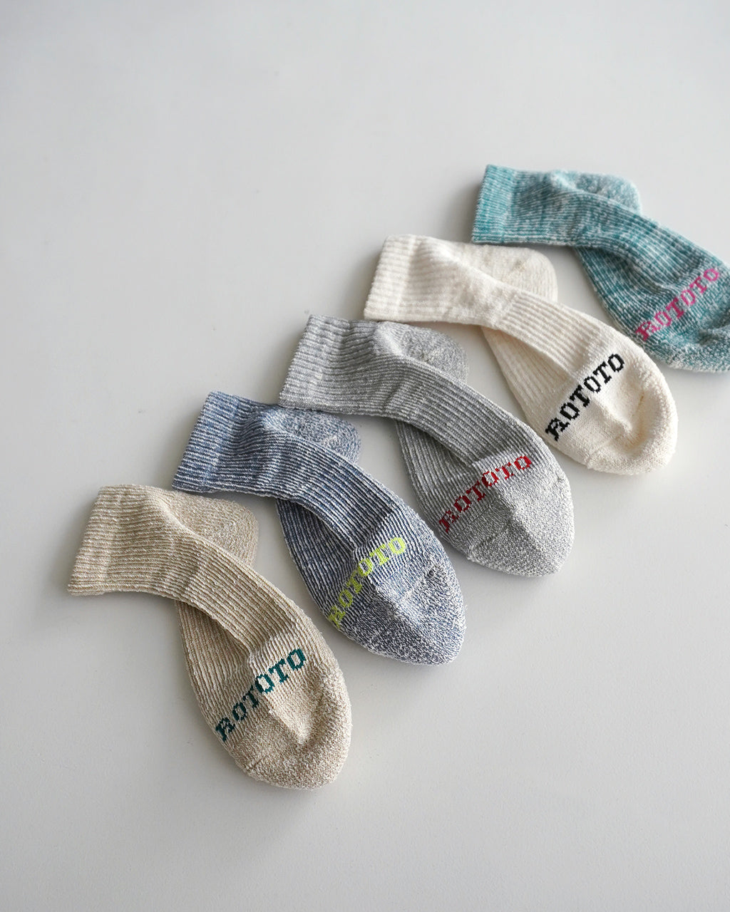 ROTOTO ロトト  ヘンプ オーガニックコットン パイル アンクル ソックス 靴下 | Crouka(クローカ)