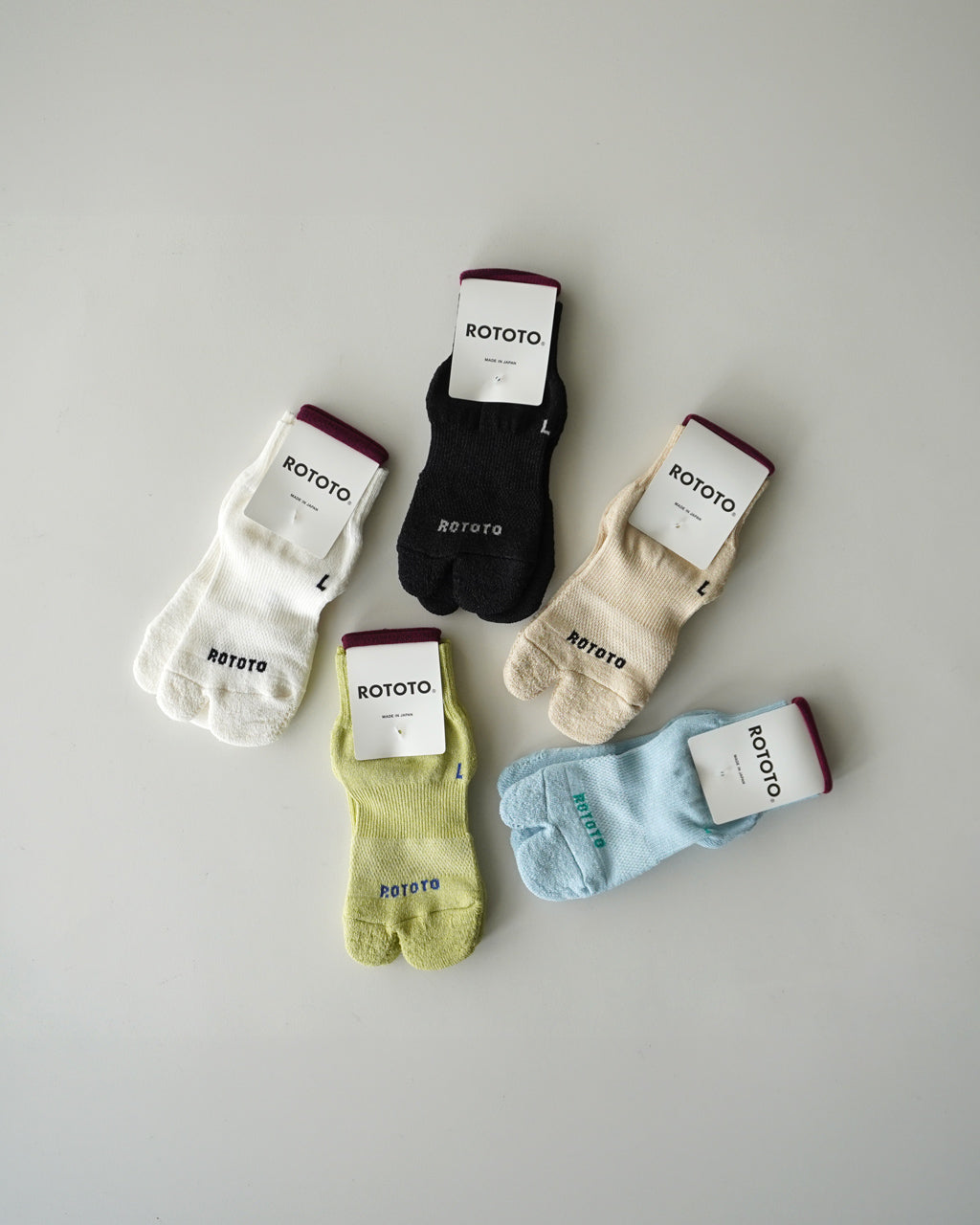 ROTOTO ロトト WASHI TABI PILE ANKLE SOCKS 和紙 足袋 パイル アンクルソックス | Crouka(クローカ)