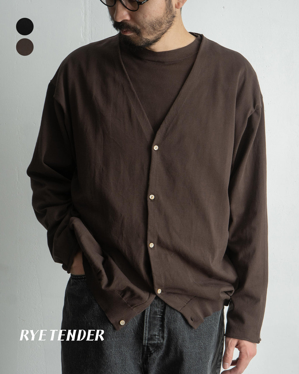 RYE TENDER V-neck cardigan ASTOR CARDIGAN Thin outerwear Aster 10082500 [Free shipping] 