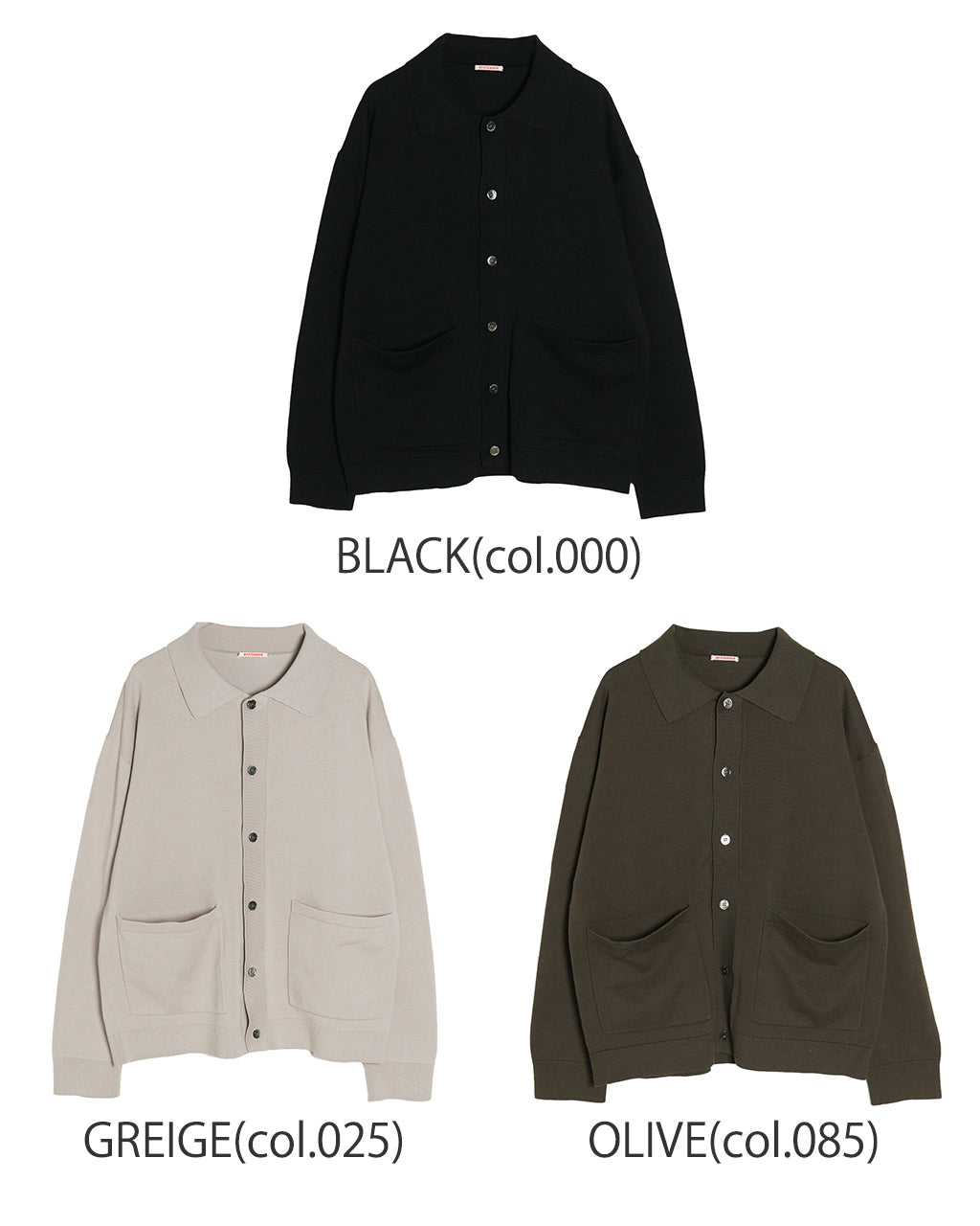 【SALE！30%OFF】RYETENDER ライテンダー 襟付き シャツ カーディガン KEAP SHIRTS CARDIGAN ニット セーター R23-01-01-010【送料無料】