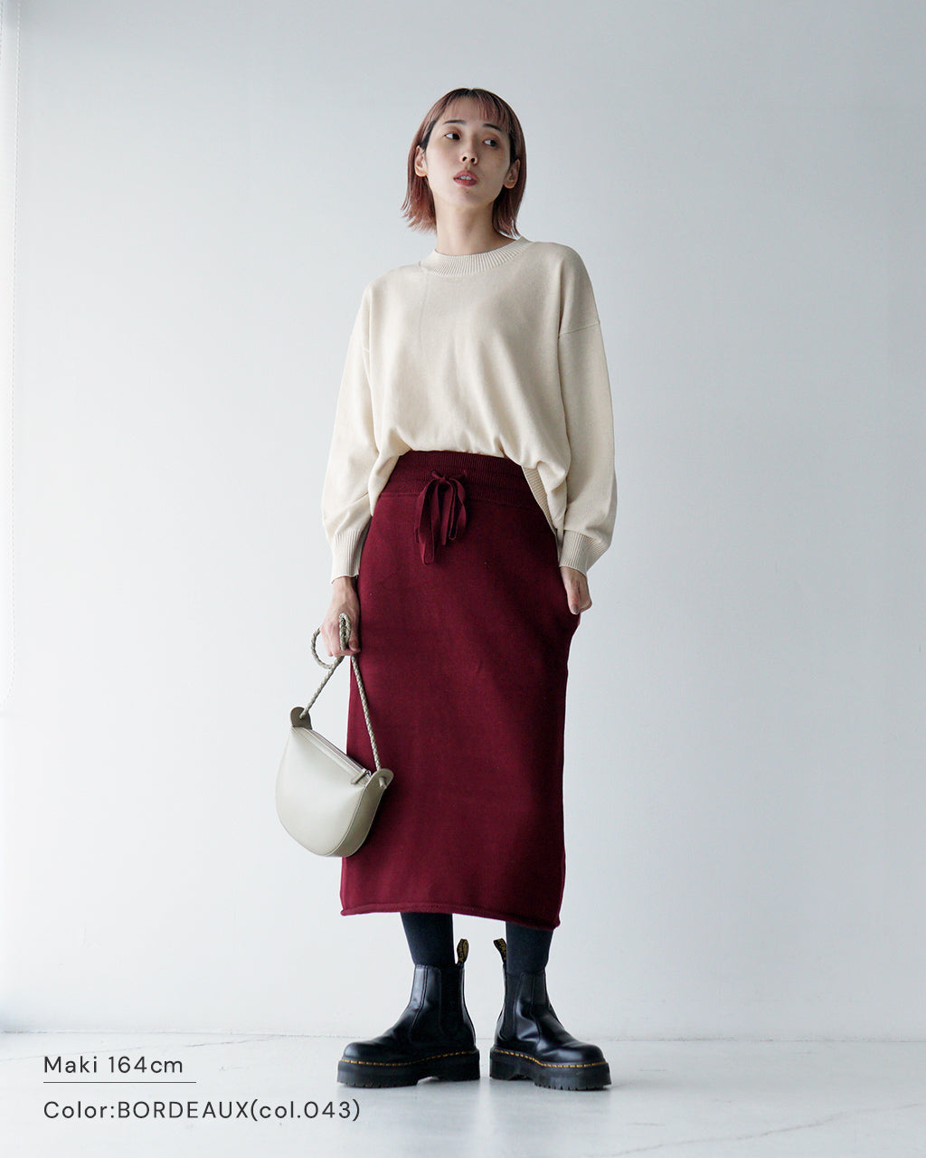 【SALE！50%OFF】RYETENDER ライテンダー ニットスカート LEROY SKIRT イージースカート ストレートシルエット R21-02-01-019