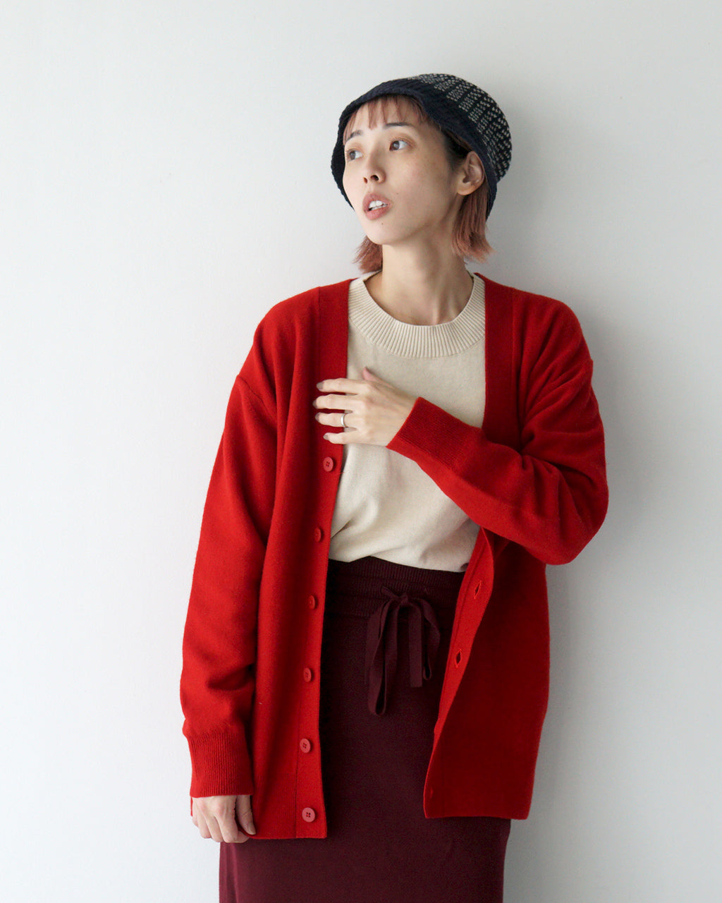 【SALE！50%OFF】RYETENDER ライテンダー Vネック カーディガン MULBERRY CARDIGAN メリノウール カシミヤ ニット セーター  R21-02-01-005【送料無料】