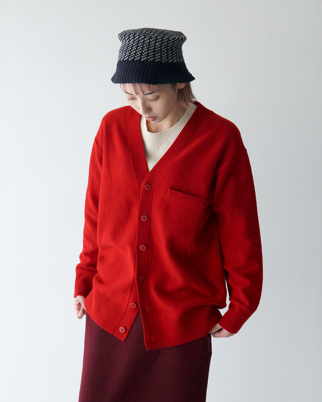 【SALE！30%OFF】RYETENDER ライテンダー Vネック カーディガン MULBERRY CARDIGAN メリノウール カシミヤ ニット セーター  R21-02-01-005【送料無料】