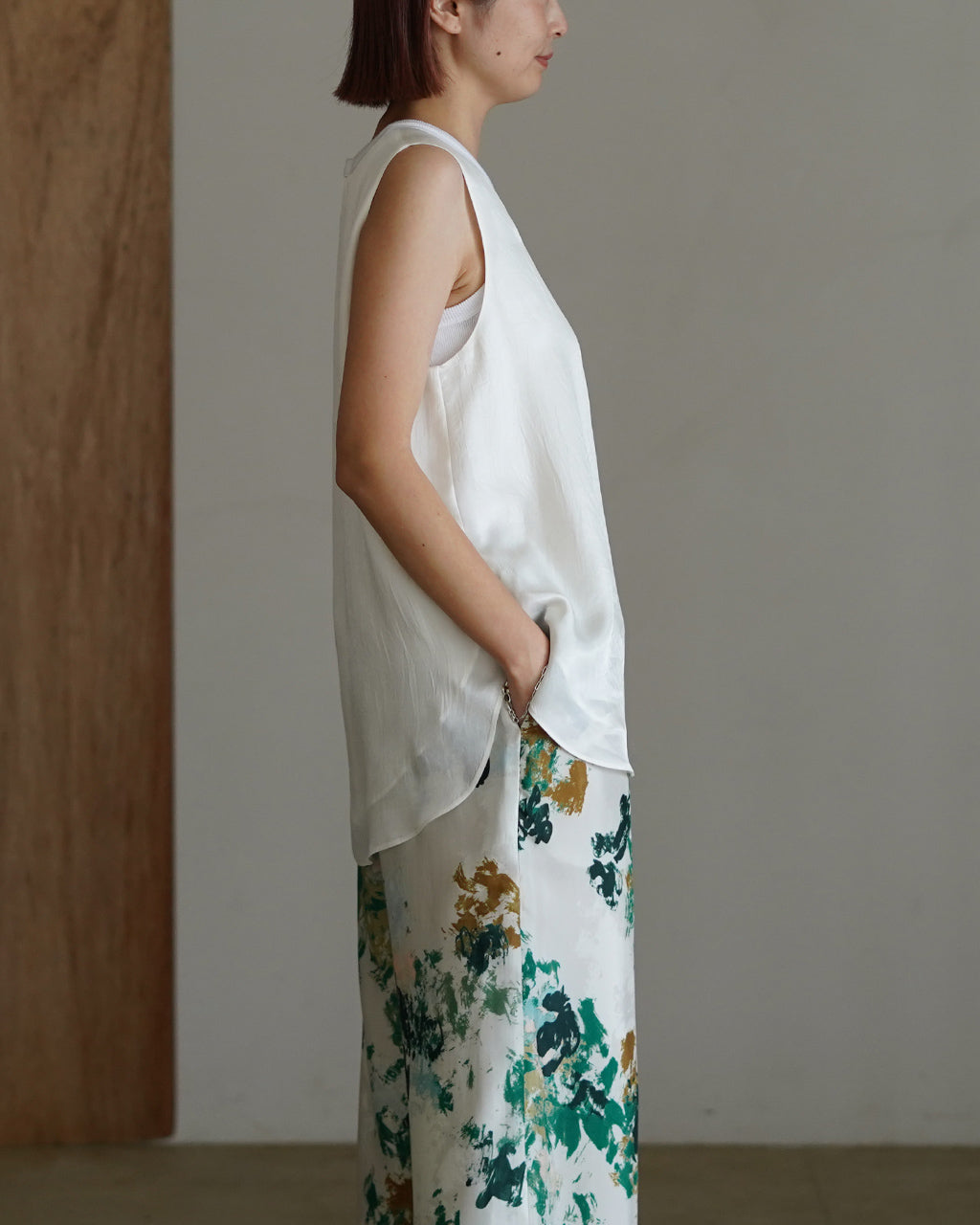| coupon | ACETATE VINTAGE TWILL N/S TOP 126116071