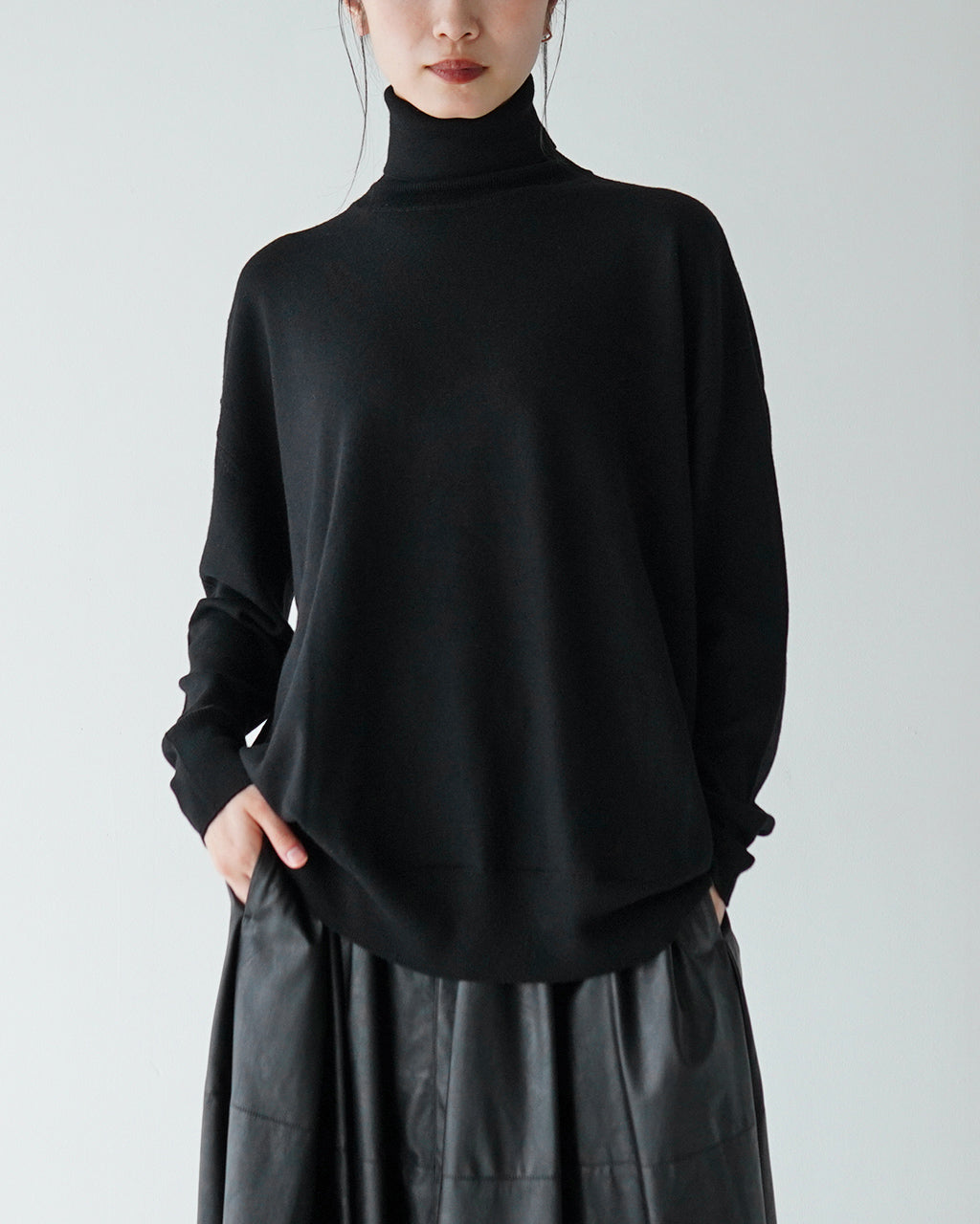 【SALE！20%OFF】SACRA サクラ エクストラ ファイン メリノ タートル ニット EXTRA FINE MERINO TOP プルオーバー セーター 124539081【送料無料】