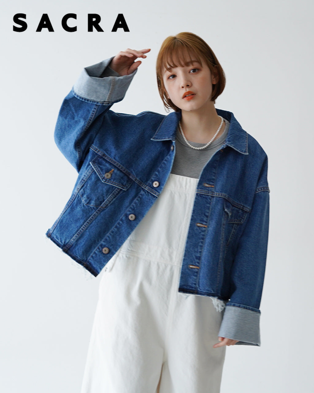 SACRA Authentic Denim Jacket AUTHENTIC DENIM JACKET Jacket G-Jean 124104031 [Free Shipping] 