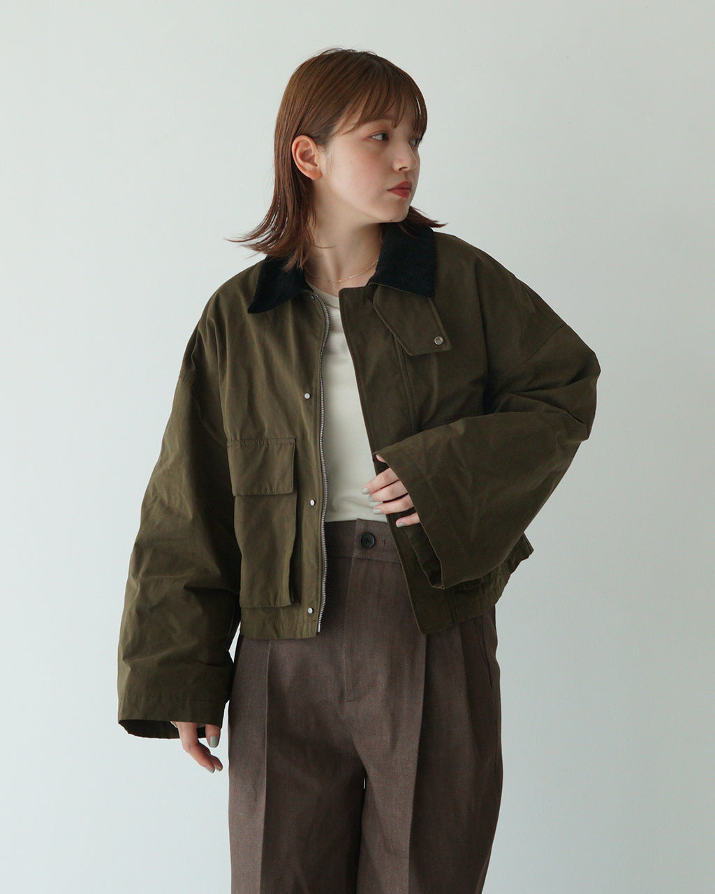 SACRA サクラ ワックスド ハイ デンシティ クロス ショートジャケット WAXED HIGH DENSITY CLOTH SHORT JACKET  フィールドジャケット 124503031【送料無料】