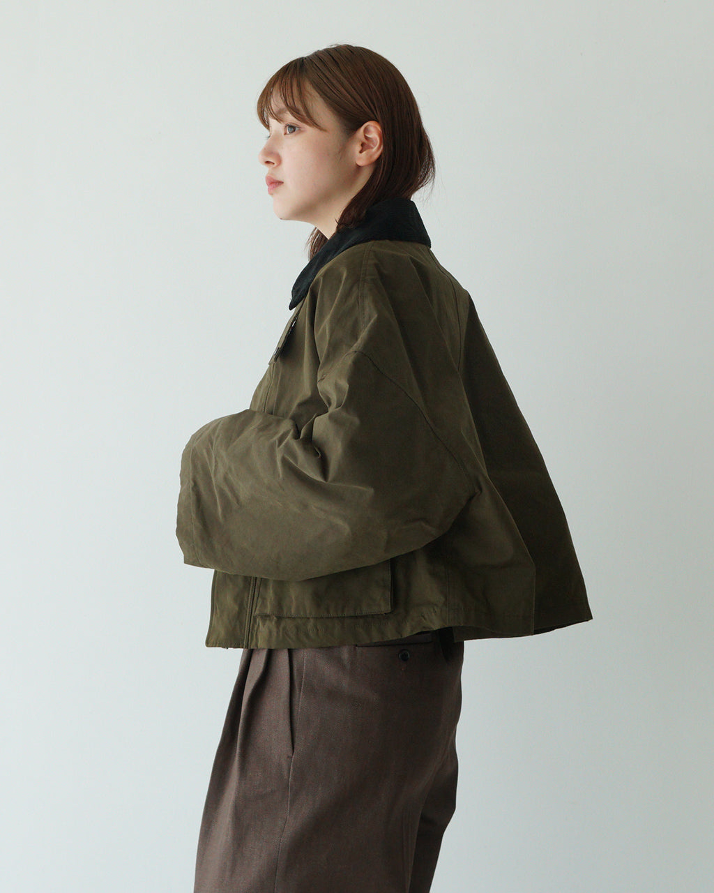 SACRA サクラ ワックスド ハイ デンシティ クロス ショートジャケット WAXED HIGH DENSITY CLOTH SHORT JACKET  フィールドジャケット 124503031【送料無料】